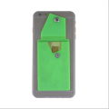 Custom silicone card holder adhesive for phone